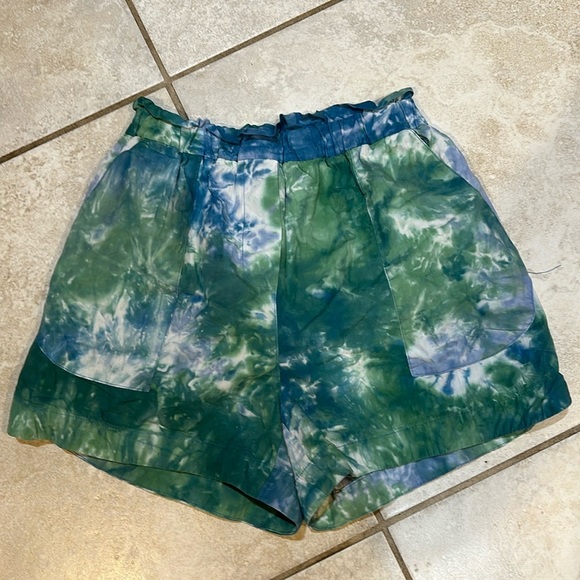 FRNCH Paris Delhi Tie Dye Pull On Shorts XS - Picture 1 of 8